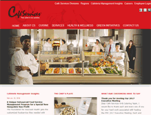 Tablet Screenshot of corporatediningservices.com